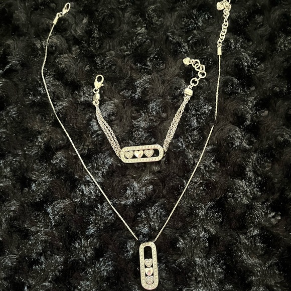 Brighton Necklace‎ andBracelet Clear Crystal 18”